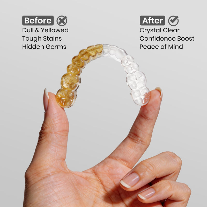 Viora Dental Retainer & Denture Cleaner Tablets, Mint Fresh, 60 Count