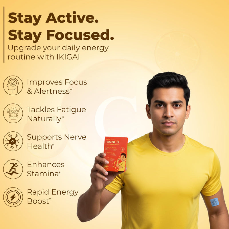 IKIGAI B12 Energy Transdermal Patch – Vitamin B12, B1 & Vitamin C Daily Skin Patch | 30 Peel & Stick Plant-Based Vitamin Patches for Men & Women | Pill-Free Supplement Alternative | External Use Only