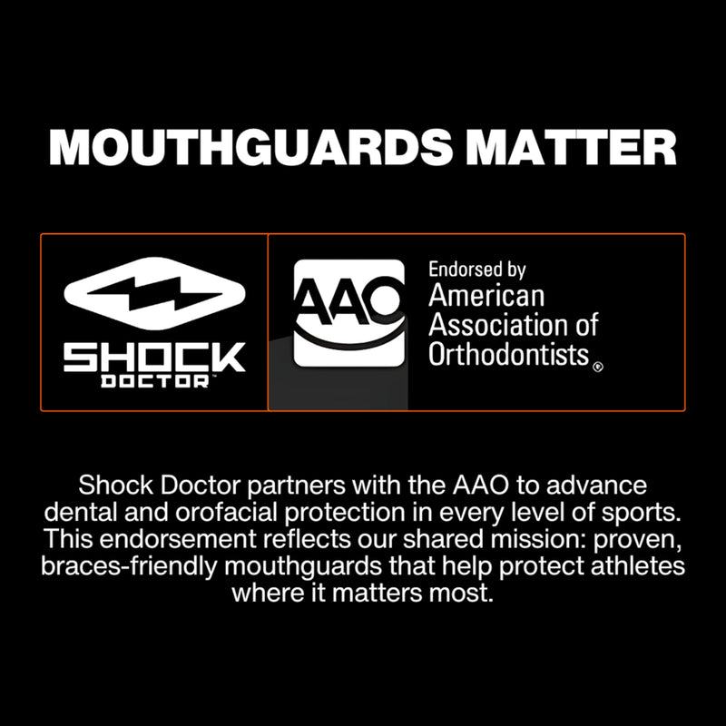 Shock Doctor Mouth Guard for Braces, Blue, Youth - BeesActive Australia