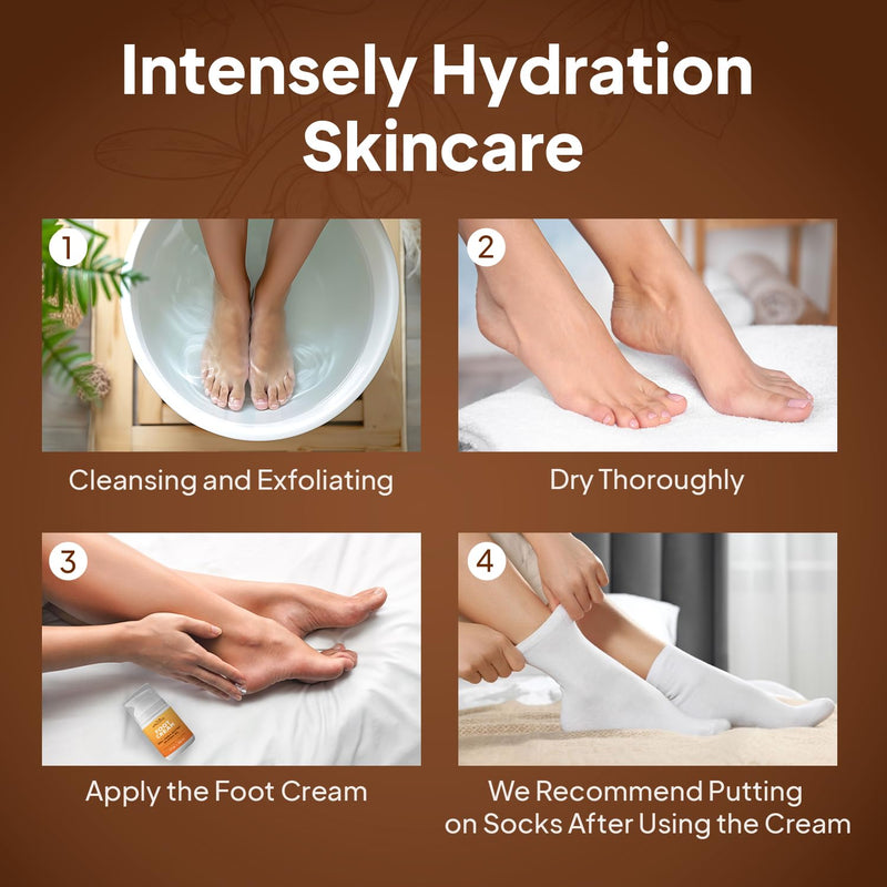 Pumice Valley Urea Foot Cream for Dry Cracked Heels and Feet - Foot Moisturizer & Heel Cream for Calluses and Rough Skin - Shea Butter, Jojoba Oil, Vitamin E - 1.7 oz 1x Urea & Shea Butter - BeesActive Australia