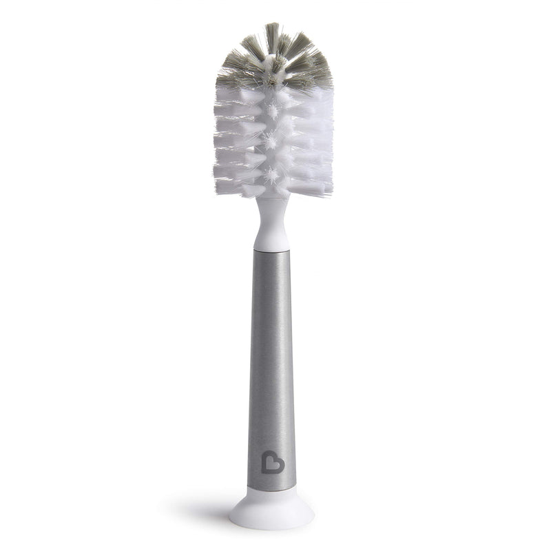 Munchkin® Shine™ Stainless Steel Bottle Brush and Refill Brush Head 110g Brush & Refill Brush Head