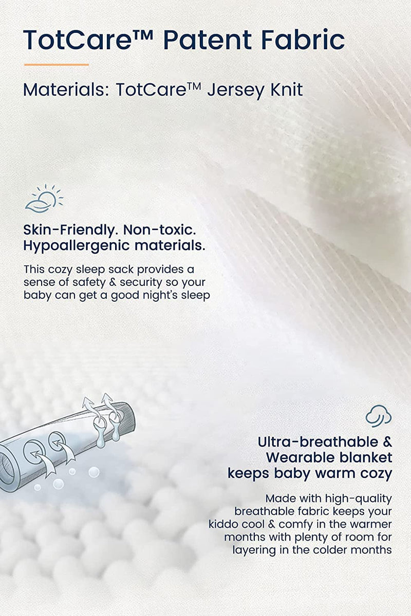TotAha Light Baby Sleep Sack, Stretchy Sleepsack, Silky Comfort, Buttery Soft, Swaddle Transition Sleeping Bag, 2-Way Safe Zippers, Baby Wearable Blanket for 0-3-6-12-18-24 Months 0.5 TOG Greenleaf 6-15 Months - BeesActive Australia