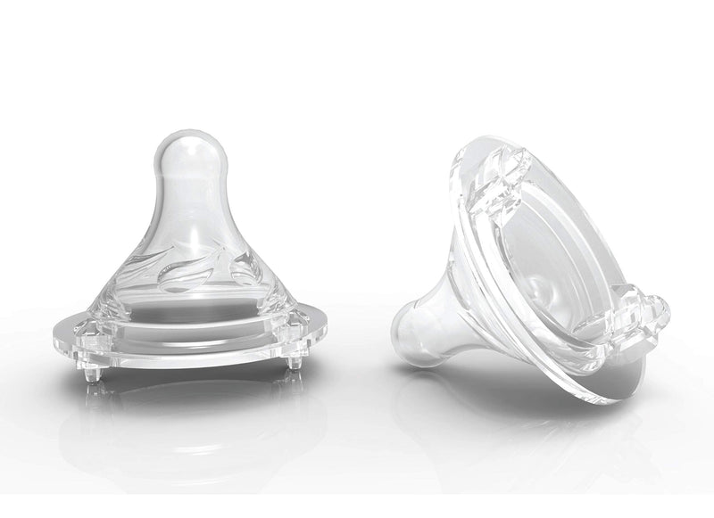 Avima 12 oz Anti Colic Infant Bottles, BPA Free, Wide Neck with Fast Flow Nipples (Set of 3) 12 Ounce - 3 Pack - BeesActive Australia