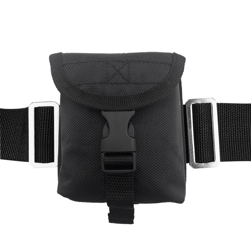 Scuba weight belt with 4 pockets, quick release buckle diving pocket weight belt with 5pcs weight keepers,weight pouch belt fit for waist 32" to 52" - BeesActive Australia