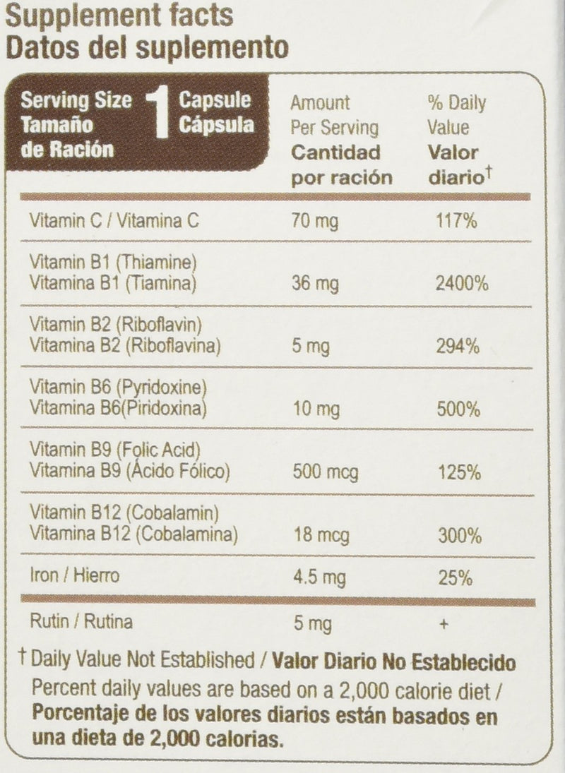 Bedoyecta Multivitamin and Supplement for Men and Women, 50 Capsules