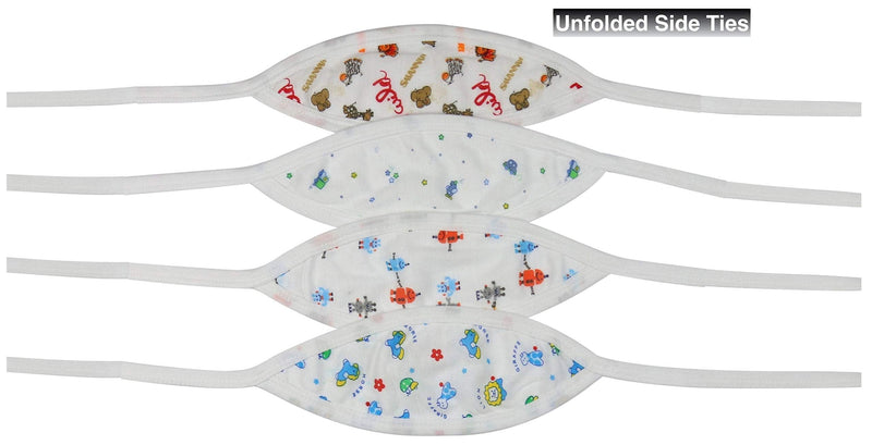 ToBeInStyle Babies' 4-Pack Comfortable Newborn Baby Belly Binder - Boy - One Size 4-pack: Boy