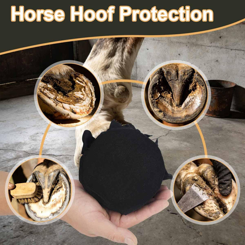 Ecliptica 12 Pack Horse Hoof Tape, Hoof Abscess Pads Wrap for Horse, Breathable Hoof Tape Hoof Packing for Hoof Laminitis Abscess Relief & Wound Management Additional Protection for Horse Hoove 12 Pcs Horse Hoof Tape