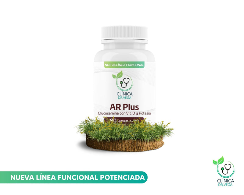 CLINICA DR. Vega - Ar Plus Vegan Glucosamine HCL + Magnesium Citrate with Vitamin D Supports Joint Flexibility, Bone Strength & Mobility 90 Capsules Gluten-Free, Allergen-Free 500 mg