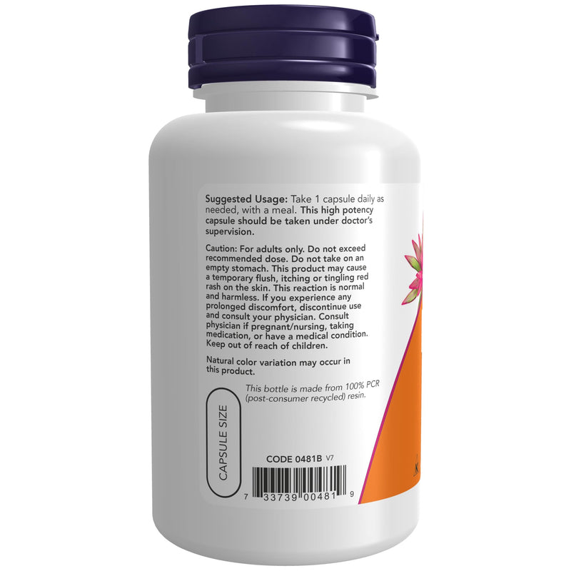 NOW Supplements, Niacin (Vitamin B-3) 500 mg, Essential B-Group Vitamin*, Nutritional Health, 100 Capsules (Pack of 3) 100 Count (Pack of 3)