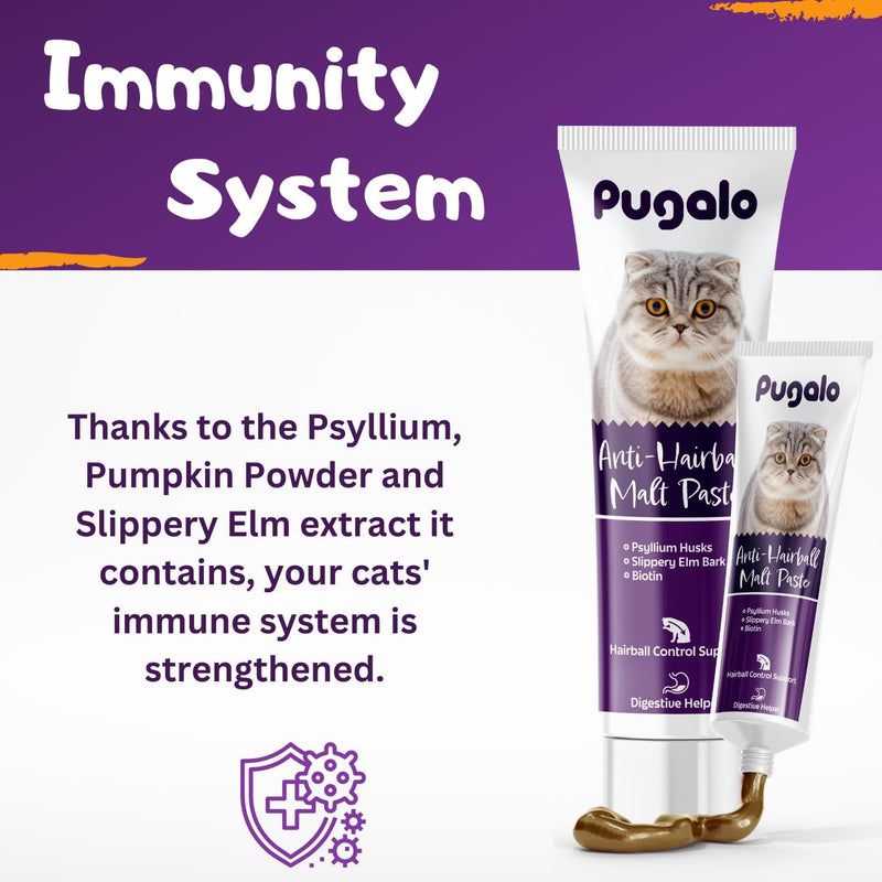 Cat Hairball Remedy, Cat Hairball Malt Paste 100ml, Hairball Gel for Cats 3.5oz - BeesActive Australia