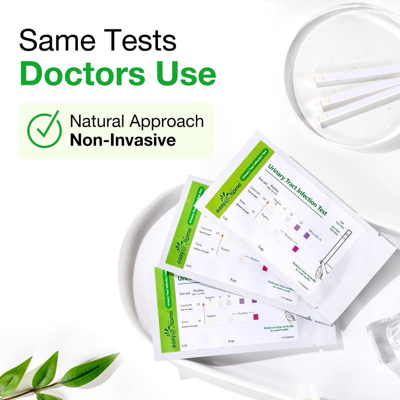 Easy@Home UTI Test Strips Monitor Urinary Tract Bladder Infections, 15 Pack Quick Urine Test Kit Reliable Urinalysis Results, OTC Use (UTI-15P) - BeesActive Australia