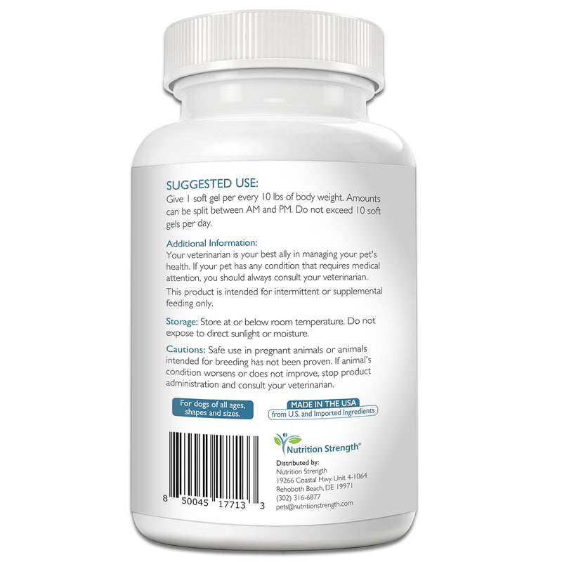 MCT Oil for Dogs from Organic Coconuts, Medium Chain Triglycerides with Caprylic Acid & Capric Acid to Protect Skin and Coat, Boost Immunity, Support Metabolism, 90 Soft Gels MCT Oil - PawsPlanet Australia