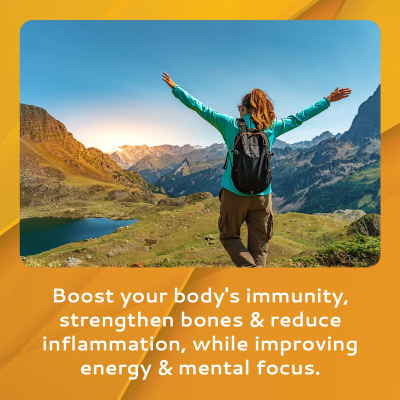 Vitamin D3 Strips 10 Pack| 2000 IU Oral Dissolvable D3 Vitamin Strips | Peppermint Flavor Melts on Your Tongue in 30 Seconds | Boost Immunity & Enhance Mental Focus with Vitamin D3 2000 10 Count (Pack of 1)