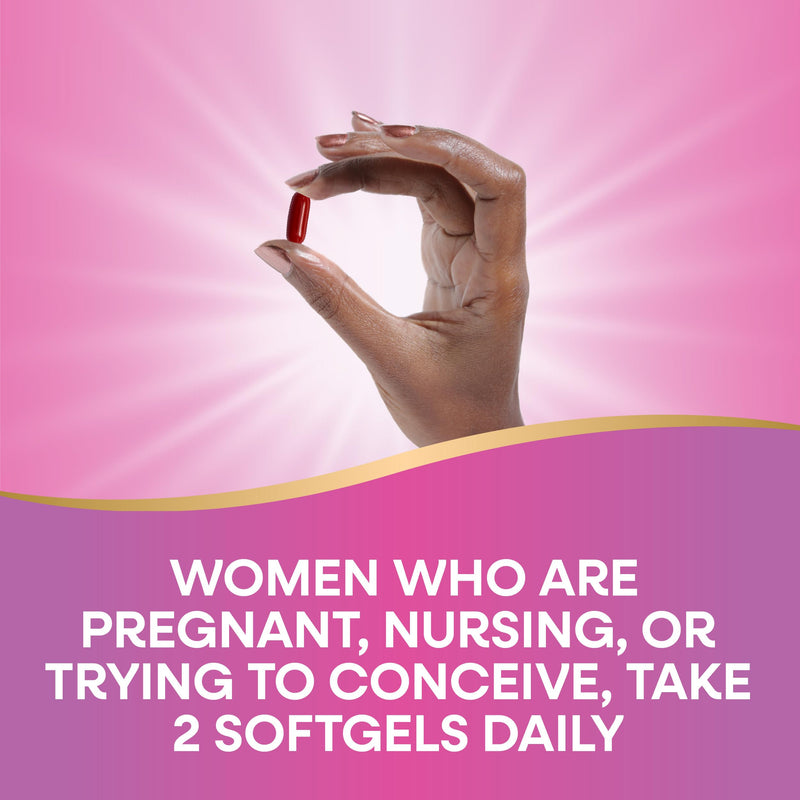 Nature's Way Alive! Prenatal Multivitamin Softgels for Women, 60 ct | 100% or More Daily Value of 15 Vitamins & Minerals with Plant-Source DHA and Folate for Eye and Brain Development*