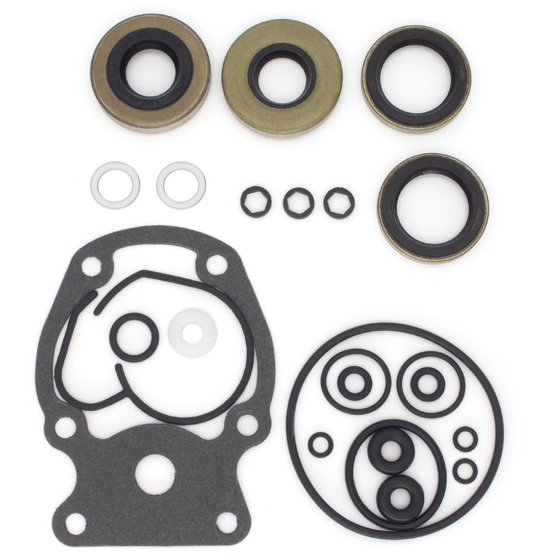 396351 Marine Gearcase Lower Unit Seal Kit for Johnson Evinrude 20-35 HP Outboard Boat Motors replaces 777559 Sierra 18-2658