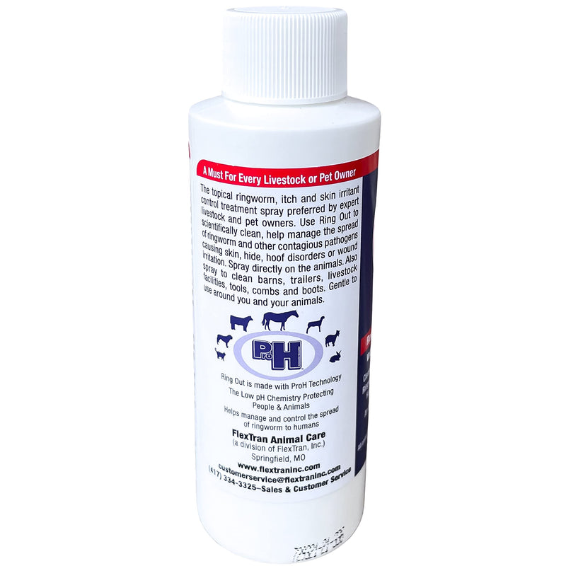 Ring Out - Spray for Skin Irritants on Animals. For Cats, Dog, Sheep, Goats, Cattle , Horses, All Pets & Livestock 4 oz. Make 32 oz (2 pack) - PawsPlanet Australia