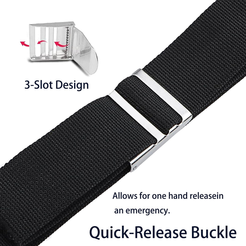 Scuba weight belt with 4 pockets, quick release buckle diving pocket weight belt with 5pcs weight keepers,weight pouch belt fit for waist 32" to 52" - BeesActive Australia