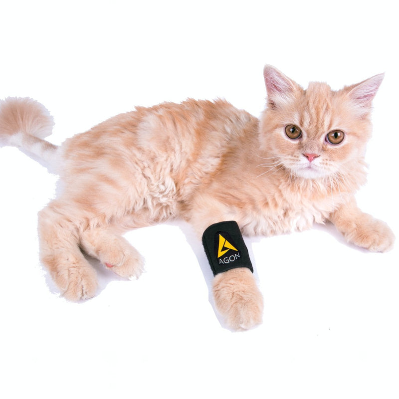 AGON® Dog Canine Front Leg Brace Paw Compression Wraps with Protects Wounds Brace Heals and Prevents Injuries and Sprains Helps with Loss of Stability Caused by Arthritis (XXS/XS) XXS/XS