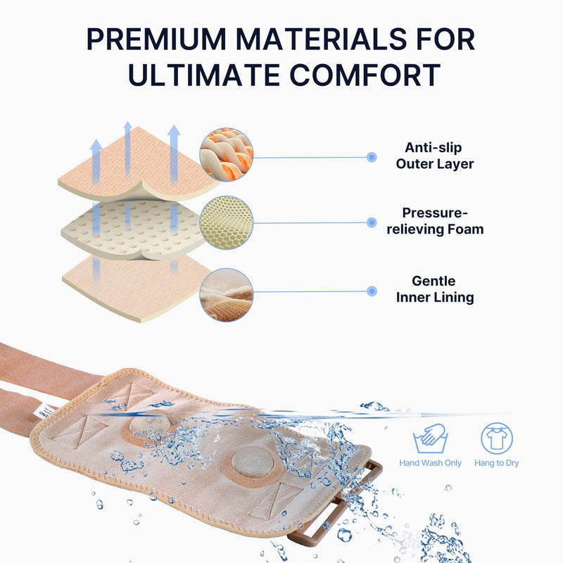 Fit Geno Sciatica Pain Relief Devices: Upgraded ReActive Plus Sciatica Pain Relief Brace – Sciatic Nerve Brace with Dual Pressure Pads Targeted Compression for Maximum Relief - Unisex Nude - BeesActive Australia