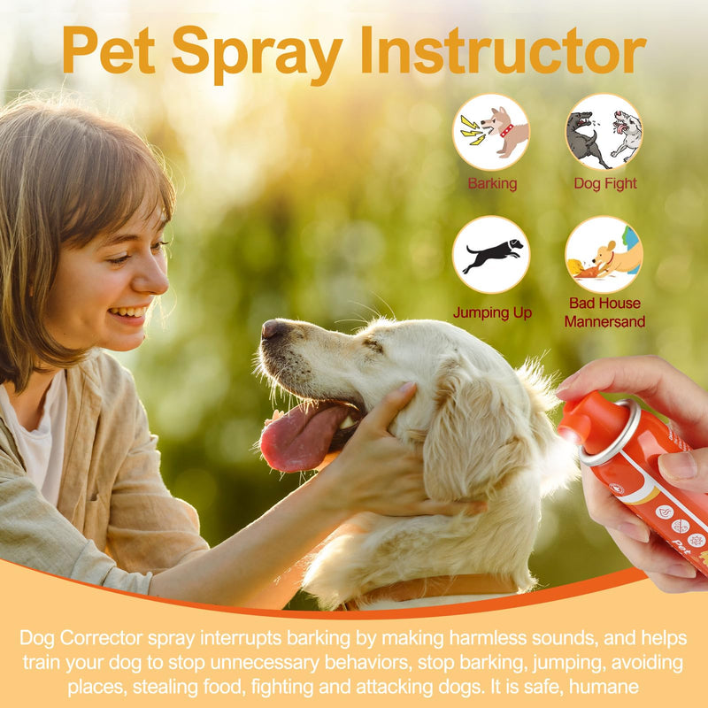 Spray Corrector for Dogs 80ml 1 Pack Spray Corrector Dog Trainer Stops Barking, Place Avoidance, Attacks,Safe, Humane and Effective, Dog Fights T300-Orange-1PK - BeesActive Australia