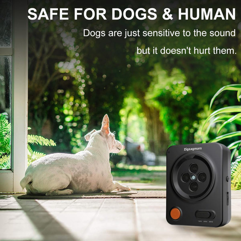 Anti Barking Devices, No Need App, Instant Use - 3 Modes Ultrasonic Bark Box, Dog Bark Deterrent Devices, Dog Barking Stopper 33ft Range, Barking Control Device for Dogs Indoor/Outdoor (black) black