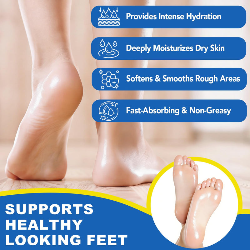 Urea Cream, Maximum Strength Urea Foot Cream, 60% Urea Cream Stick plus 2% Salicylic Acid Callus Remover for Dry Cracked Heels, Hands, Knees, Exfoliating Moisturizer, Dead Skin Remover Foot Balm 1.4OZ 1 Pack