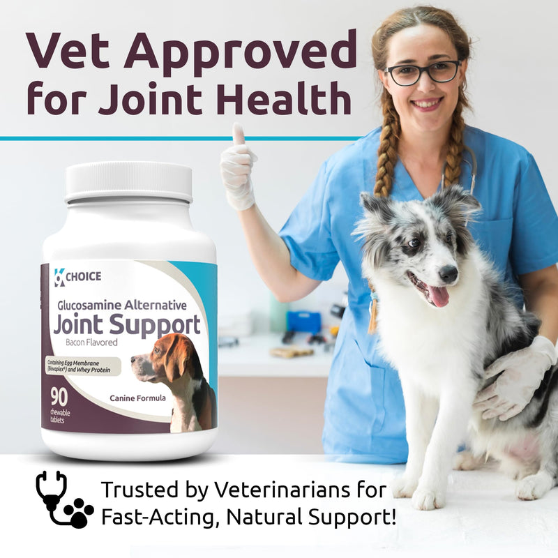 K9 Select Joint Support for Dogs with BiovaPlex - Glucosamine Alternative - 90 Chewable Tablets - Dog Joint Supplement For Mobility & Flexibilty - Hip & Joint