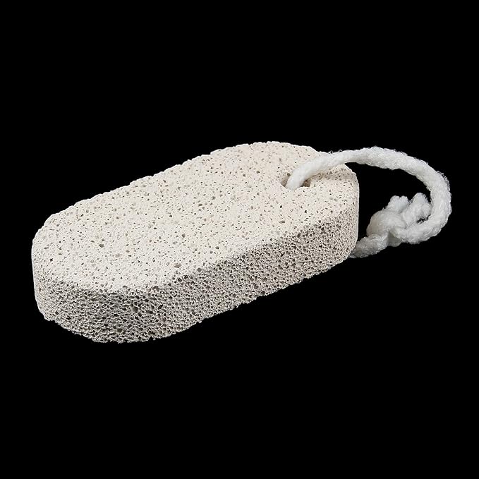 uxcell Natural Pumice Stone Oval Foot Sanding File Foot Heel Callus Remover Professional Foot Pedicure Tool Exfoliating Stone Foot Scrubber for Hard Cracked Skin - BeesActive Australia