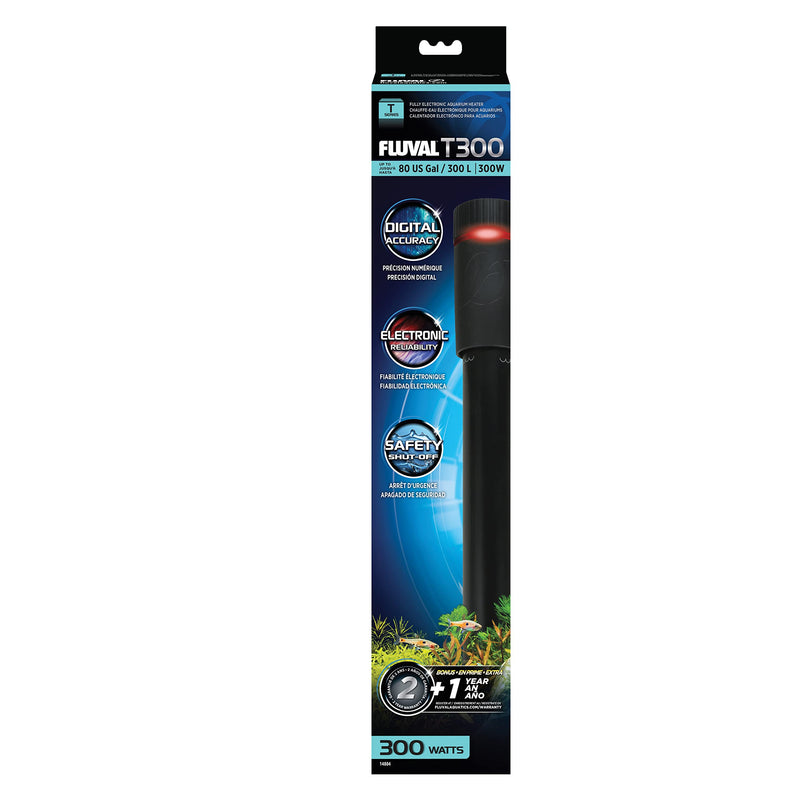 Fluval T300 Fully Electronic Heater for Freshwater Aquariums up to 80 Gal. - BeesActive Australia