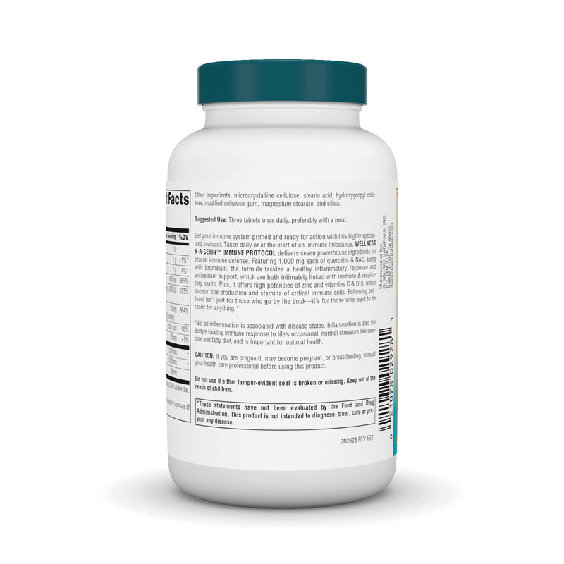 Source Naturals Wellness N-A-Cetin Immune Protocol, 90 Tablets | NAC Quercetin Complex | Crucial Immune Defense*
