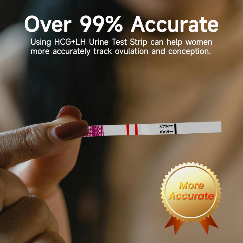 Ovulation Test Strips and Pregnancy Test Strips Kit, Ovulation Strips Fertility Test for Women, 30 LH Test + 10 HCG Test, Ovulation Predictor Kit for Home 40 Count (Pack of 1) - BeesActive Australia