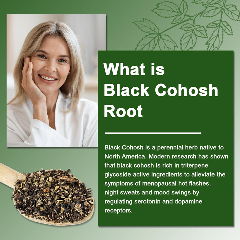 Black Cohosh Gummies for Menopause Hot Flashes - Natural Menopause Relief, Mood Swings & Hormonal Balance - Vegan-Free 60 Gummies - BeesActive Australia