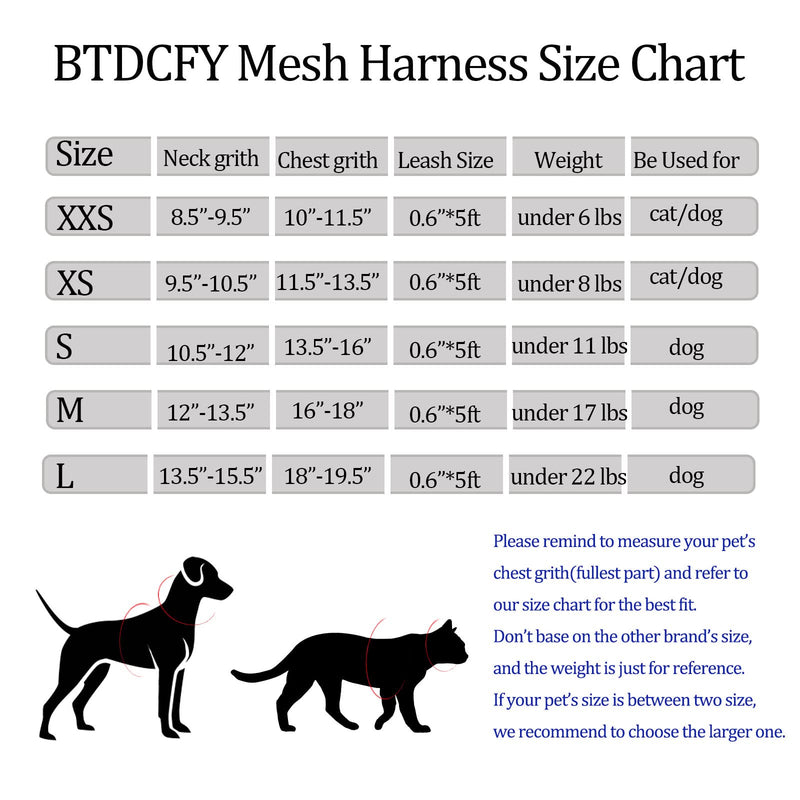 Step in Mesh Dog Harness and Leash Set Breathable Air Mesh Reflective Escape Proof Dog Harness Vest No Choke Lightweight Mesh Dog Harness XS(neck:9.5"-10.5",chest:11.5"-13.5") Purple - BeesActive Australia