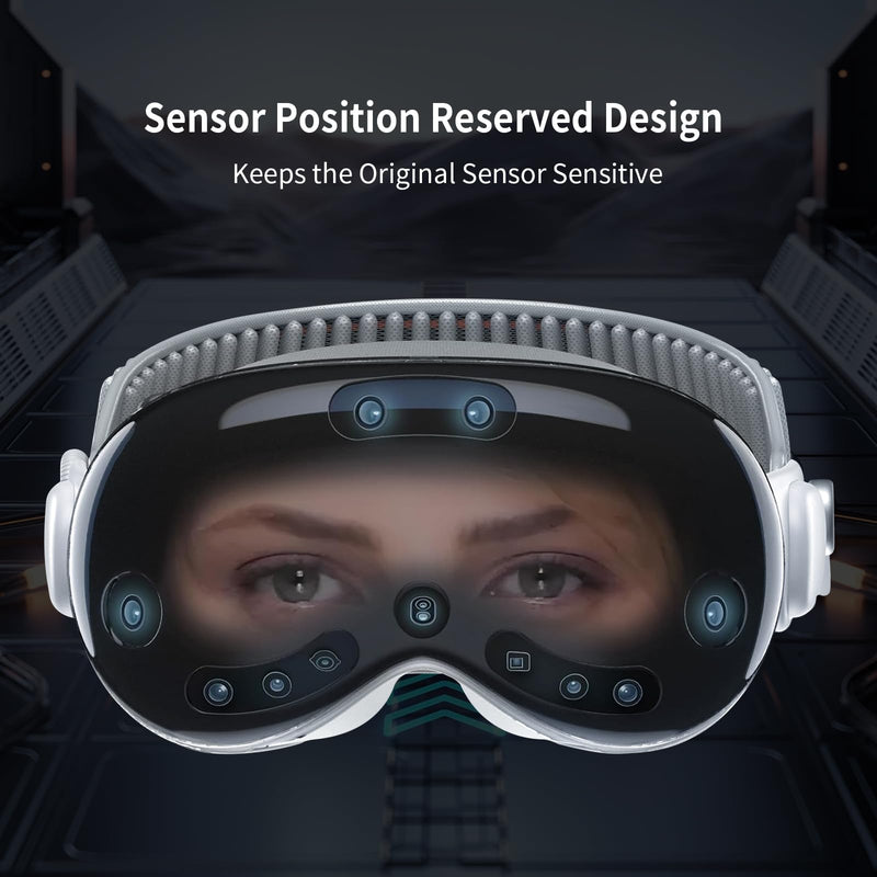 HUALIMEI Clear TPU Case Compatible with Apple Vision Pro, Scratch Resistant Transparent Soft Protective Front Shell Cover Protector for Vision Pro VR Headsets Accessories 2024 - BeesActive Australia