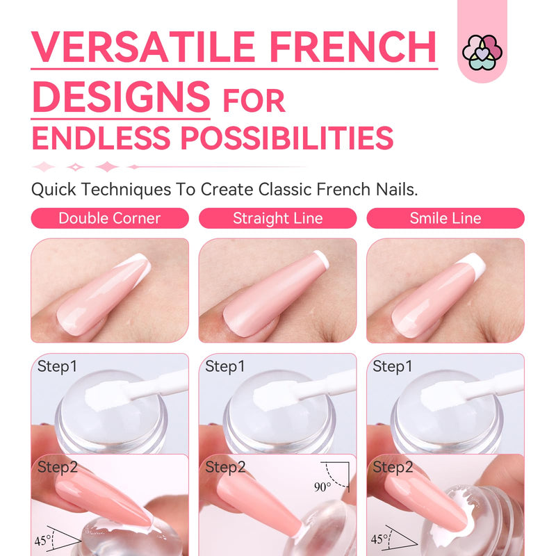 SAVILAND Nail Stamper Kit & 12-Color Dog Nail Polish Pens: Silicone Stamp Scrapers for French Manicure with Quick-Dry Non-Toxic Manicure Pens for Pets Home DIY & Salon Use