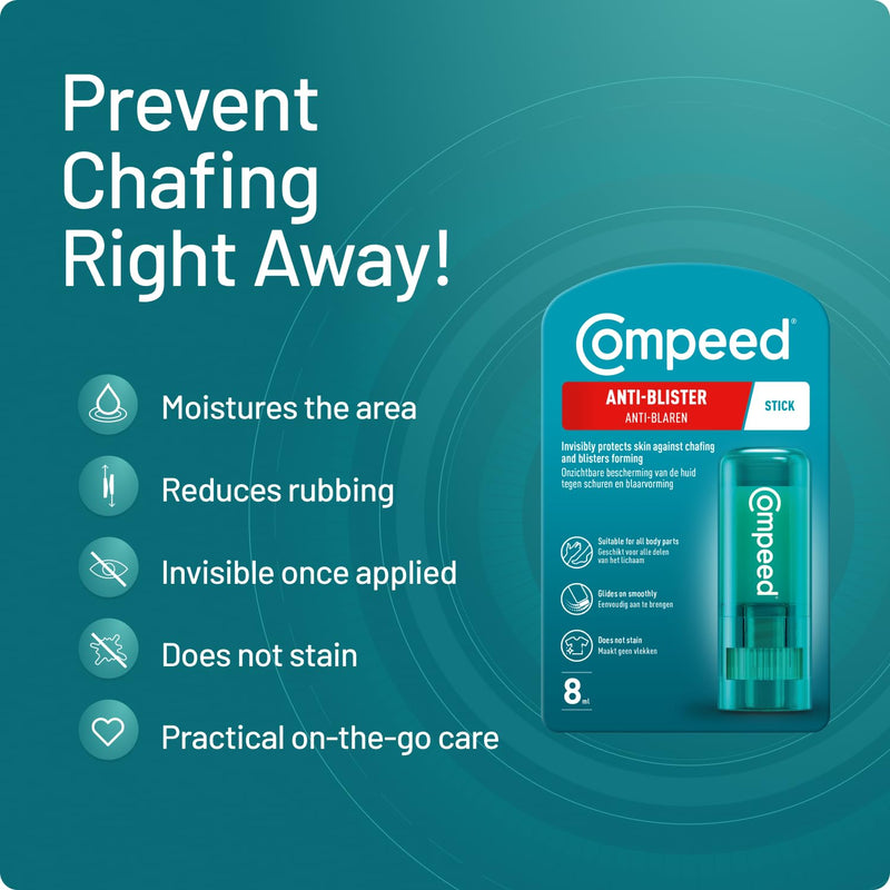 Compeed Anti-Blister Stick 0.27 Fl Oz (Pack of 1) - BeesActive Australia