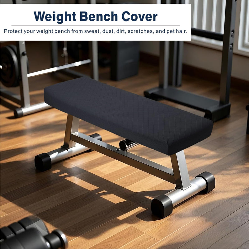 Flat Weight Bench Cover, Workout Bench Cover - Dustproof, Scratch-Resistant, Protect from Pets - Protect Your Flat Weight Fitness Bench and Adjustable Sit-up Bench, Washable