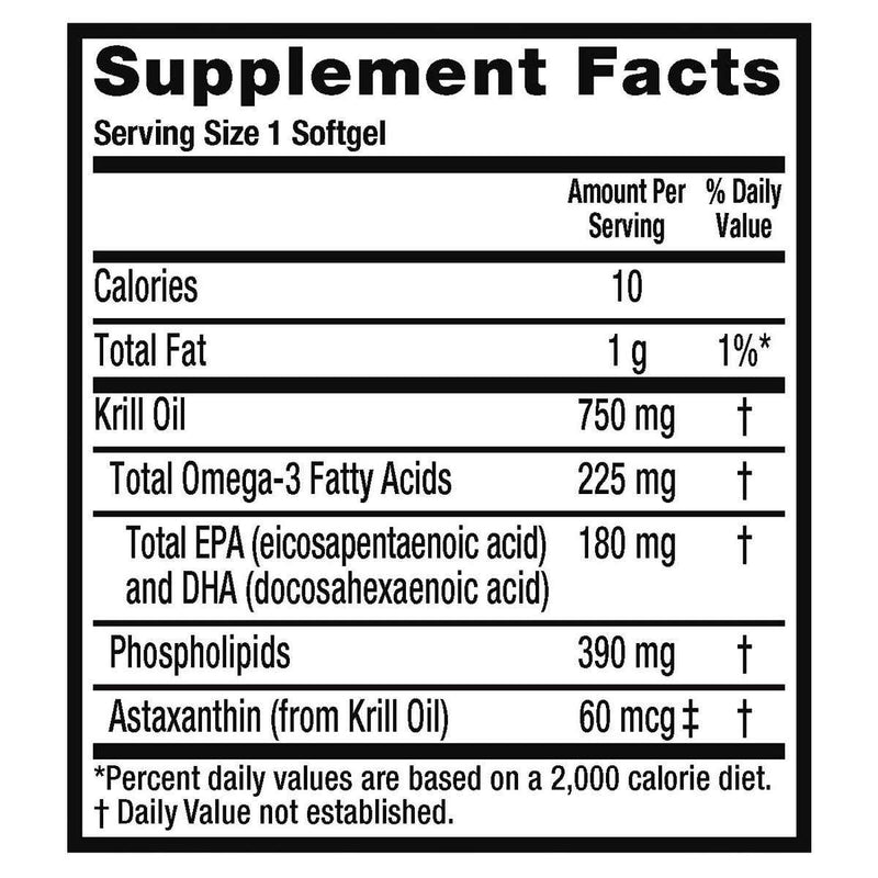 Schiff MegaRed Krill Oil High Concentration 750mg 80 Softgels