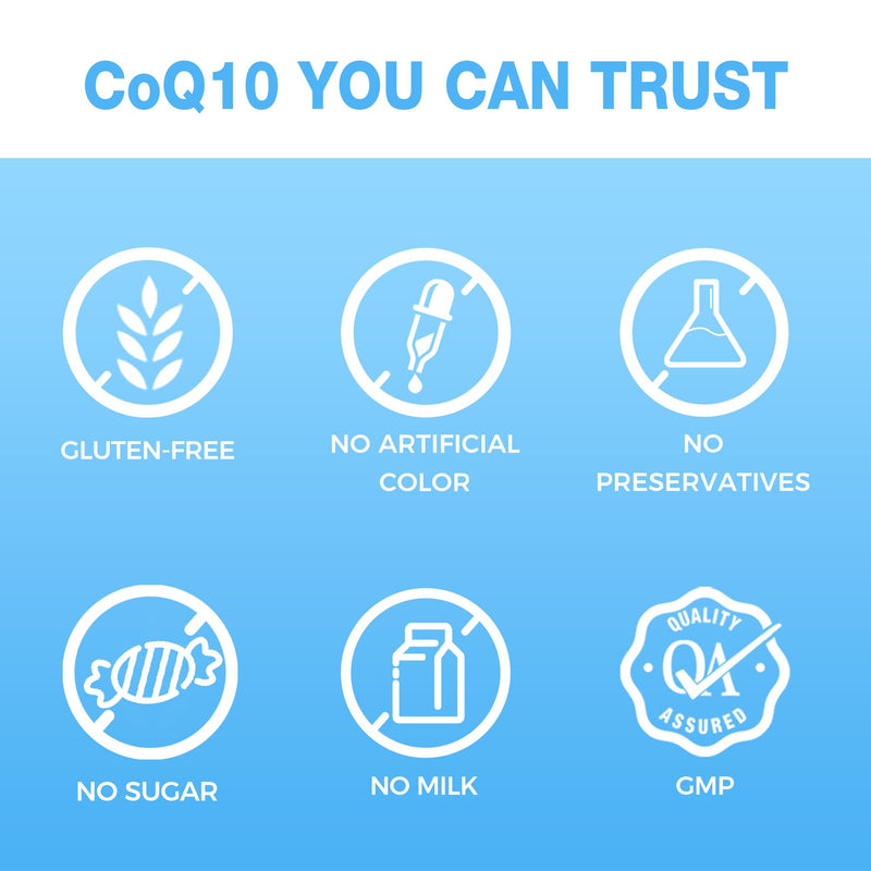 Vitamin World CoQ10 200 mg Softgels, 60 Rapid Release Softgels | Coenzyme Q10 Supplements for Antioxidant Support, Heart Health & Energy Production, Gluten Free 60 Count (Pack of 1)