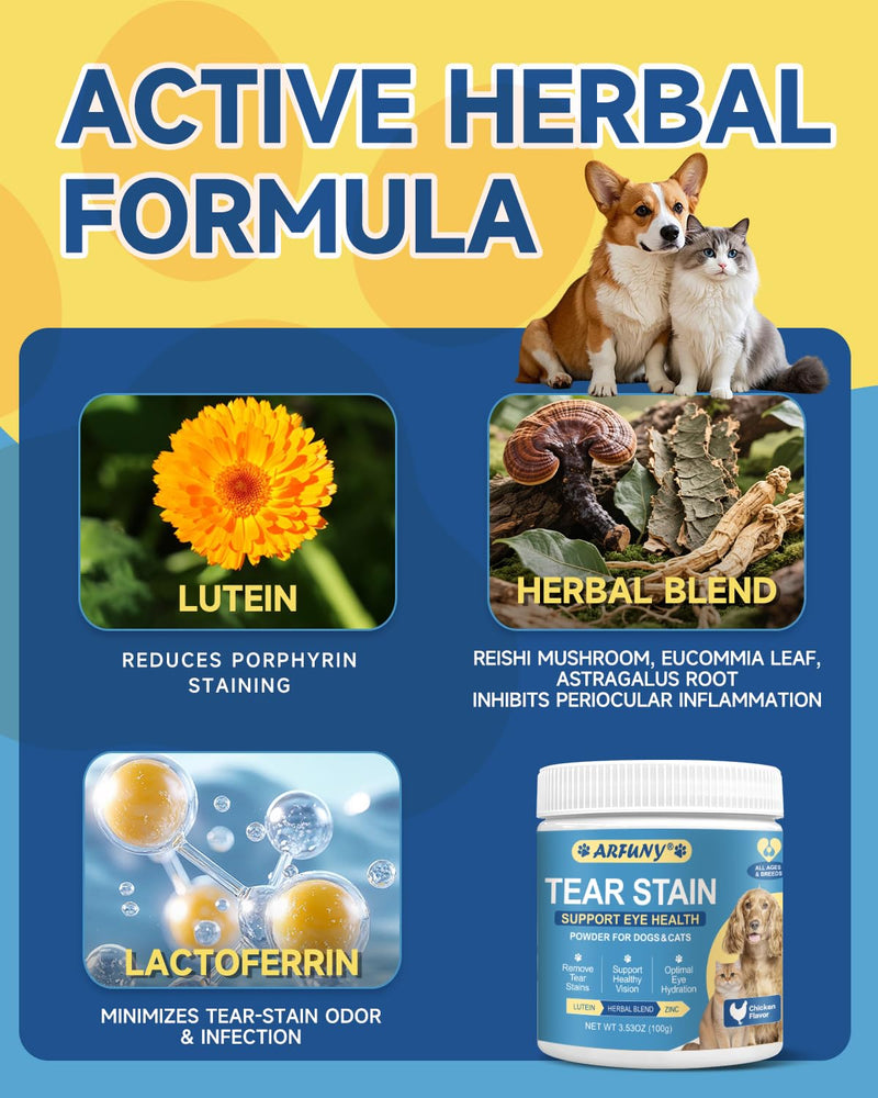 Dog Collagen Drops & Cat and Dog Tear Stain Powder
