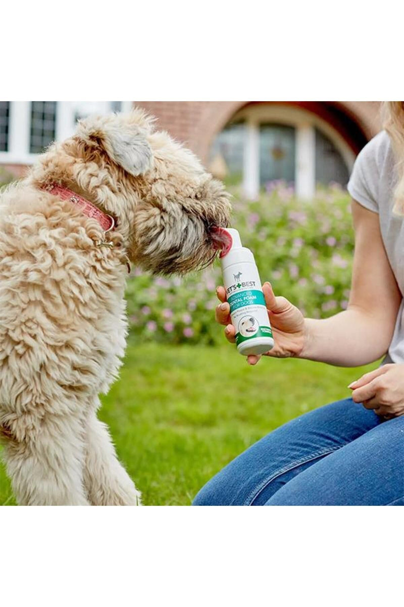 Vet's Best Enzymatic Dog Dental Foam, Teeth Cleaning and Fresh Breath Dental Care, 150 ml