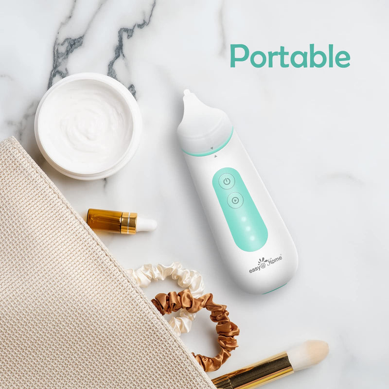 Easy@Home Electric Baby Nasal Aspirator Camera: Baby Nose Sucker Nose Cleaner with Camera Free APP Controlled Powered by Easy Nasal Care App iOS & Android App Automatic Booger Sucker for Baby ENA101