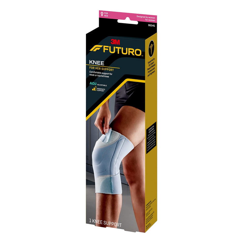 Futuro - 95341EN FUTURO For Her Knee Support, One Size Gray 1 Count (Pack of 1) - BeesActive Australia