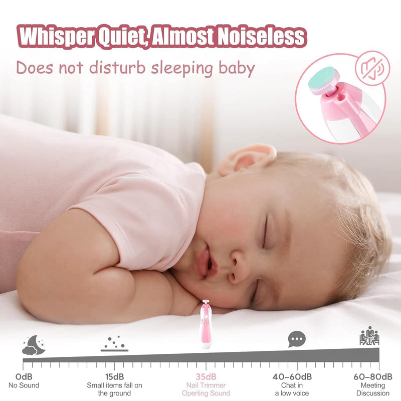Qunlions life Baby Grooming Kit, Infant Safety Care Set with Hair Brush Comb Nail Clipper Nasal Aspirator,Baby Essentials Kit for Newborn Girls Boys, Pink-24- in-1 Pink 24 in 1 - BeesActive Australia