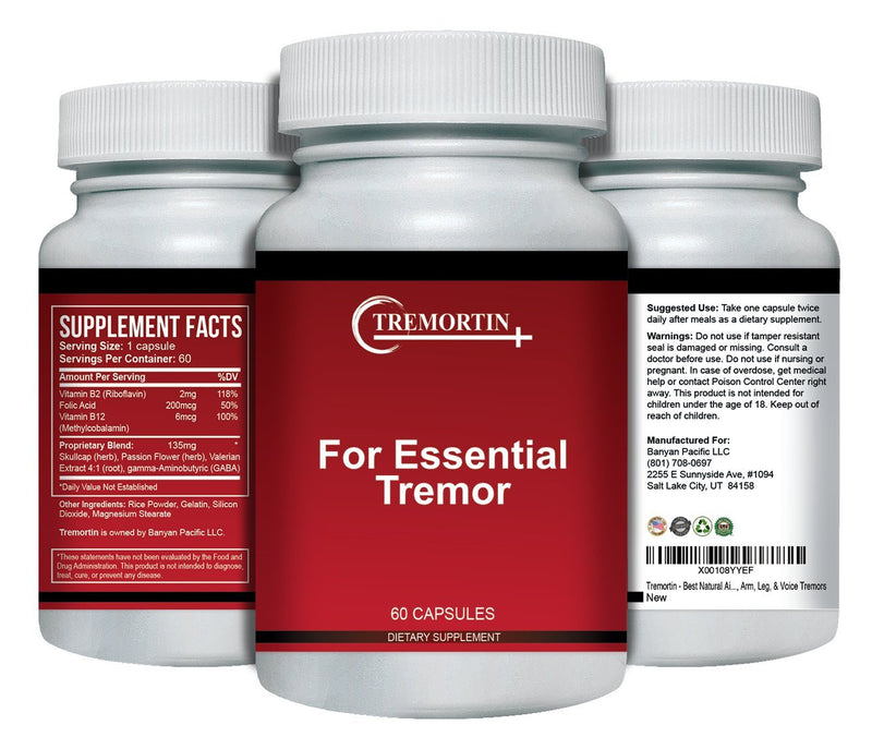 – Natural Essential Tremor Herbal Supplement - Offers Relief for Shaky Hands, Arm, Leg and Voice Tremors (60 Capsules) - BeesActive Australia