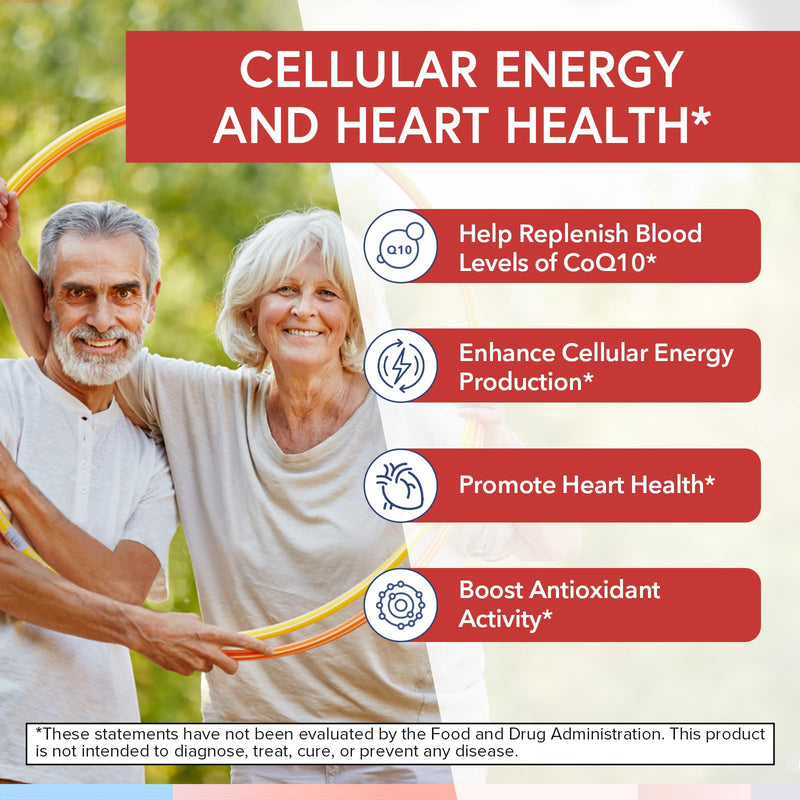 Terranics CoQ10 200mg, Coenzyme Q10 Supplement with Extra Virgin Olive Oil for Enhanced Absorption, Made in USA, Supports Heart Health, Antioxidant Protection, Energy Production, Non-GMO, 240 Softgels 240 Count (Pack of 1)