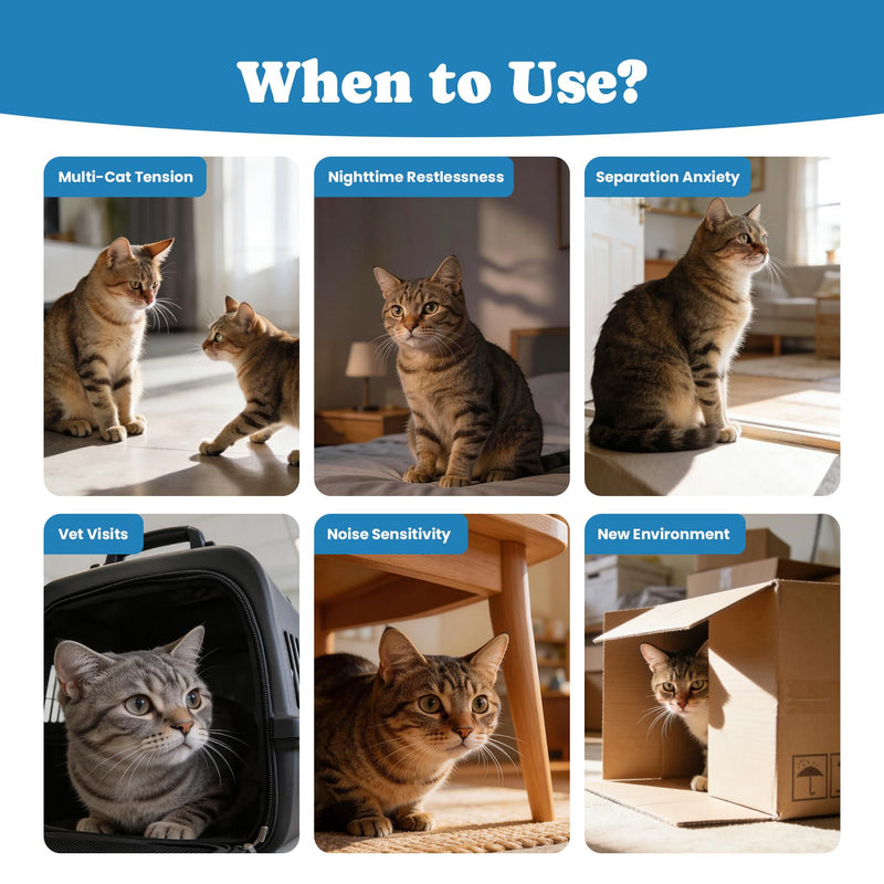 Calming Cat Treats with GABA for Anxiety Relief - Calming Cat Chews Help Reduce Stress & Promote Relaxation, Melatonin for Cats for Grooming, Travel, Vet Visits & Separation Anxiety - Chicken Flavor chicken - 450 ct
