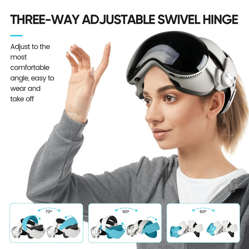 VT3 Head Strap Accessories Compatible with Apple Vision Pro, Reduce Facial Stress, Enhanced Support and Comfort - BeesActive Australia