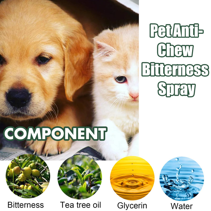 No Chew Spray for Dogs, 50ML. Bitter Apple Spray for Dogs to Stop Chewing. Effective Dog Deterrent Spray for Carpet Furniture. Alcohol Free, Furniture, Plant and Pet Safe. Indoor and Outdoor Use. pink - BeesActive Australia