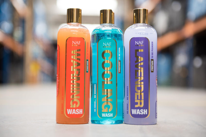 NAF Cooling Wash 500ml – No-Rinse Wash for Horses – Gently Cools, Refreshes & Revives After Exercise – With Peppermint & Spearmint Oils